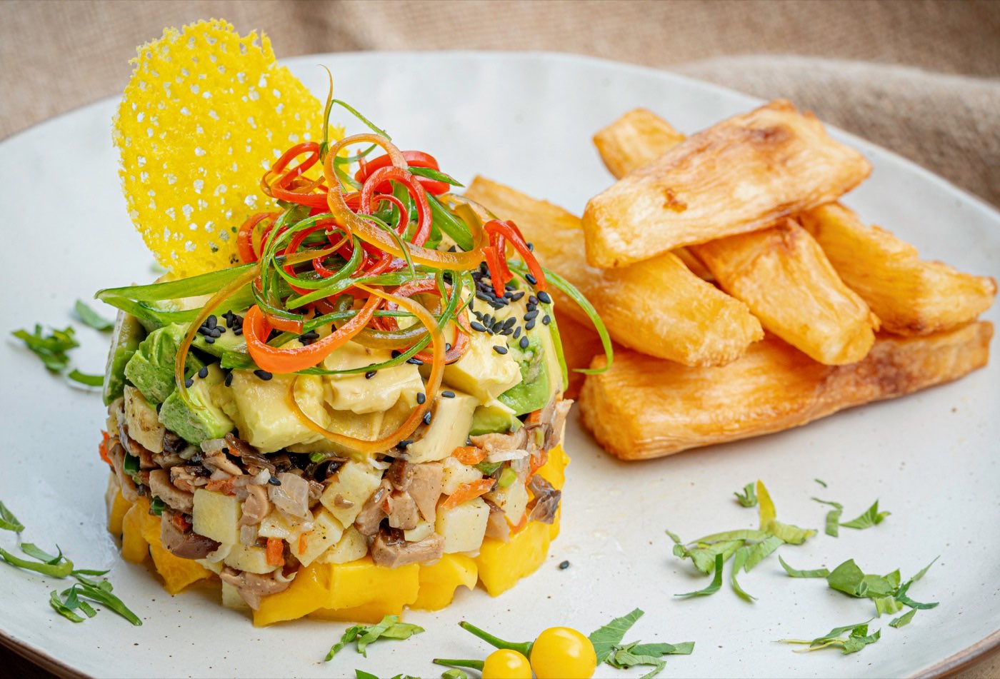 Plant-based cuisine at Kantu Garden Lodge — Peruvian Amazon farm-to-table dining